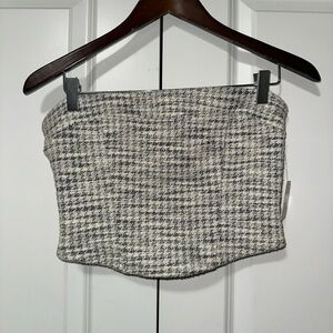 Altar'd State Strapless Cropped Tube Top M NWT